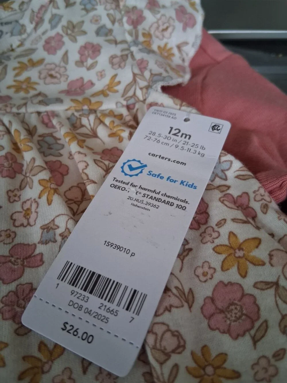 Carters comfort features